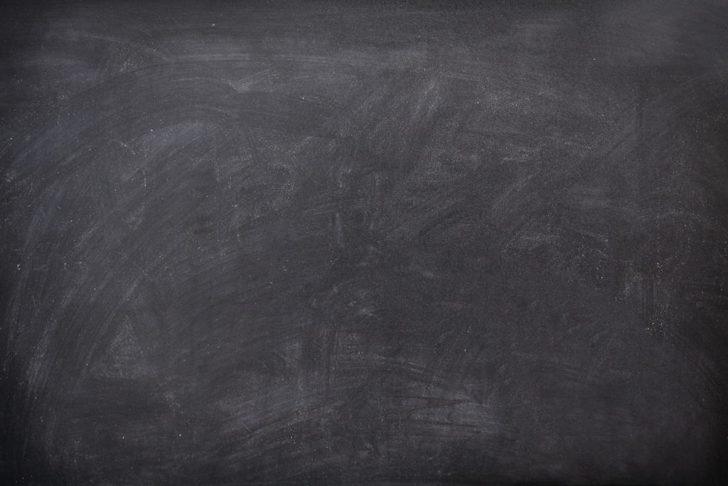 Blackboard / chalkboard texture Empty blank black chalkboard Cafe